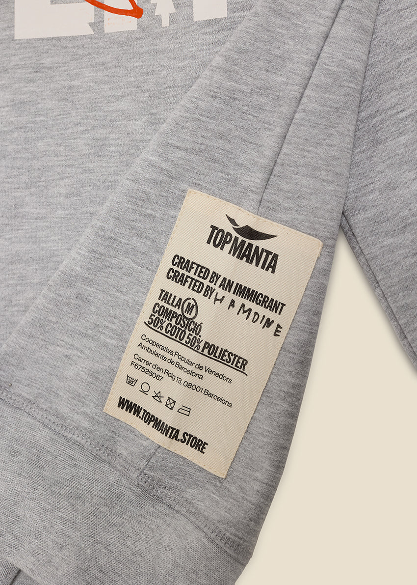 Sudadera FAKE SYSTEM, TRUE PEOPLE