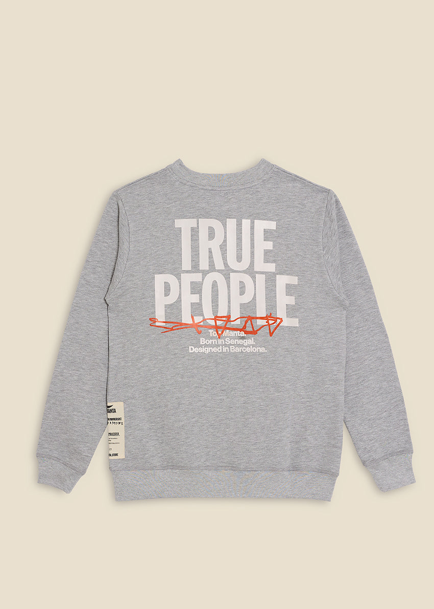 Sudadera FAKE SYSTEM, TRUE PEOPLE