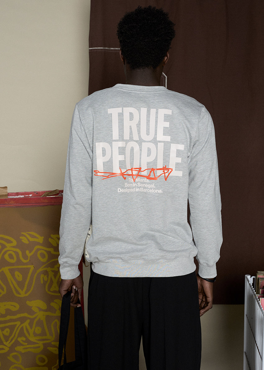 Sudadera FAKE SYSTEM, TRUE PEOPLE