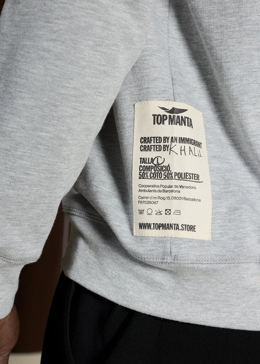 Sudadera FAKE SYSTEM, TRUE PEOPLE