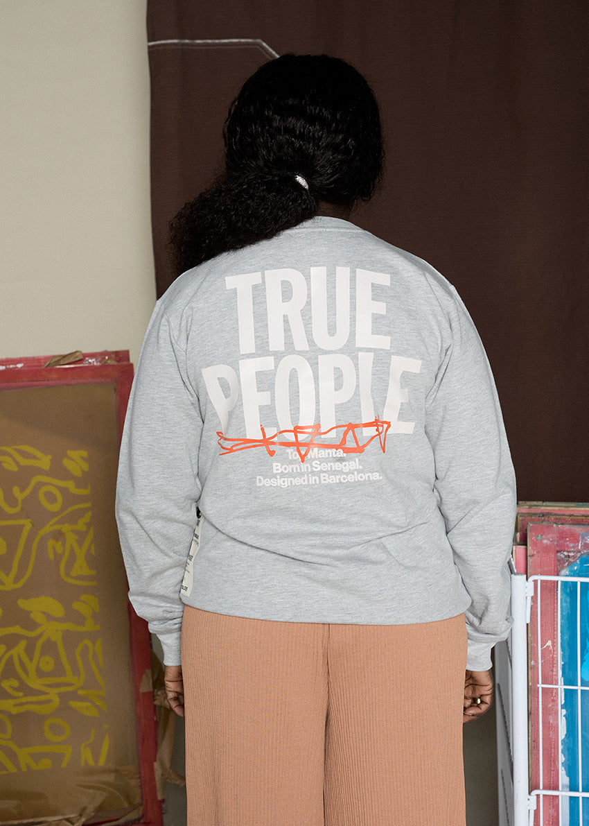 Sudadera FAKE SYSTEM, TRUE PEOPLE