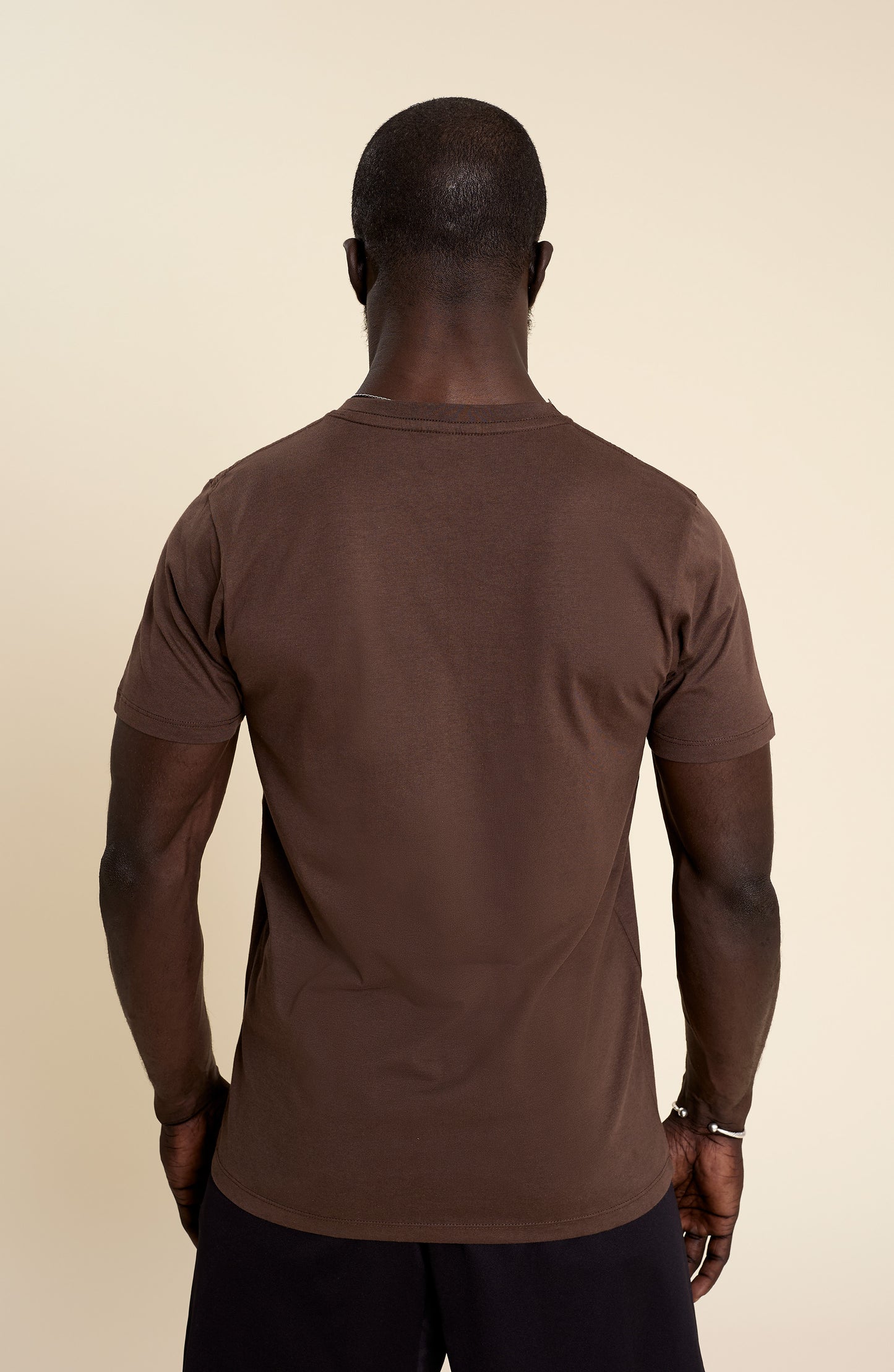 Camiseta patchwork bolsillo multicolor