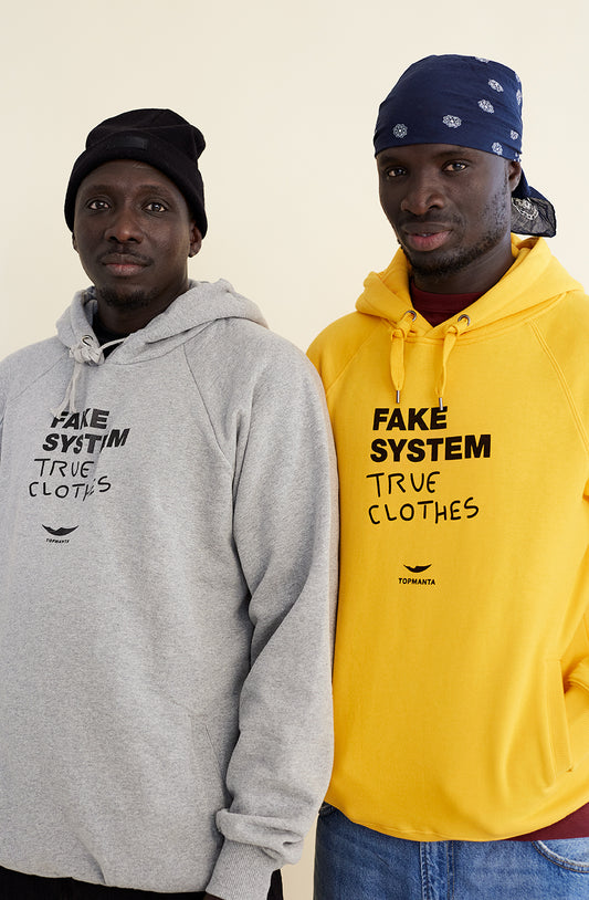 Sudadera Fake System con capucha