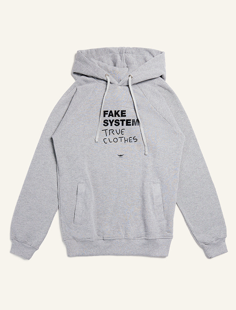 Sudadera Fake System con capucha