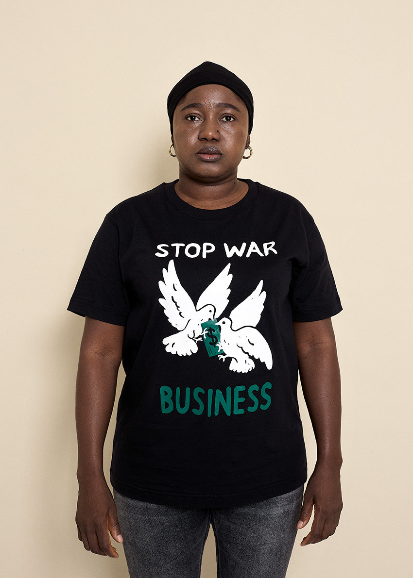 Camiseta STOP WAR BUSINESS