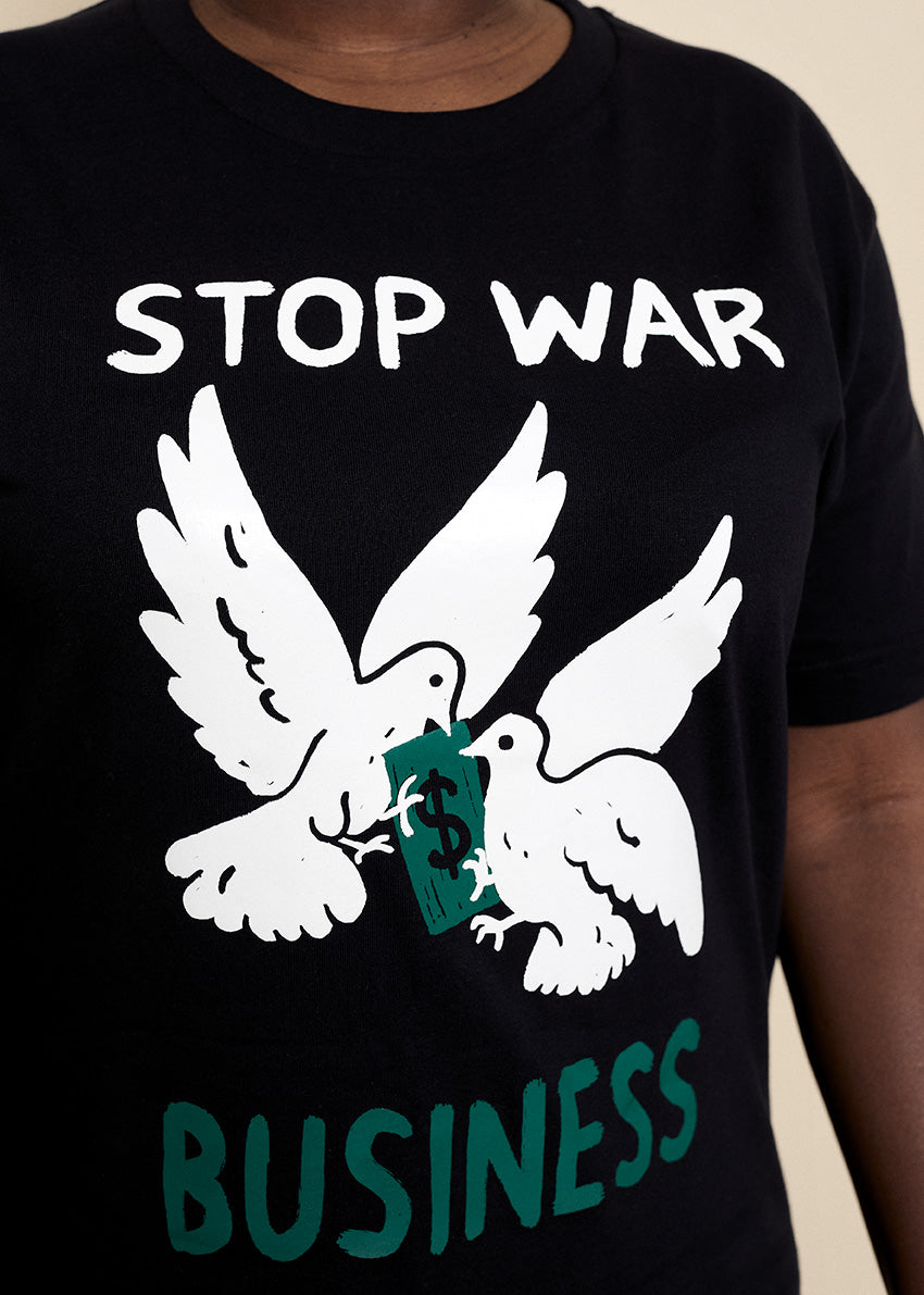 Camiseta STOP WAR BUSINESS