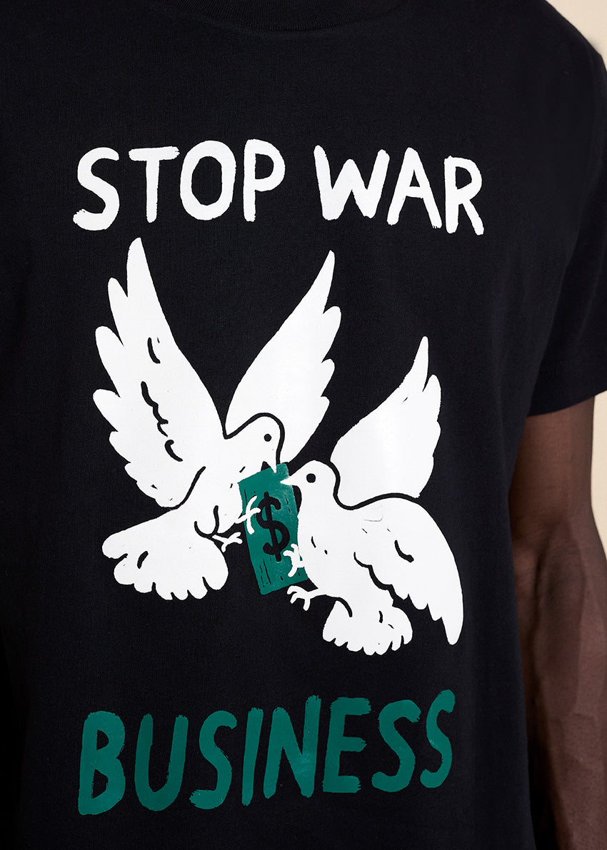 Camiseta STOP WAR BUSINESS