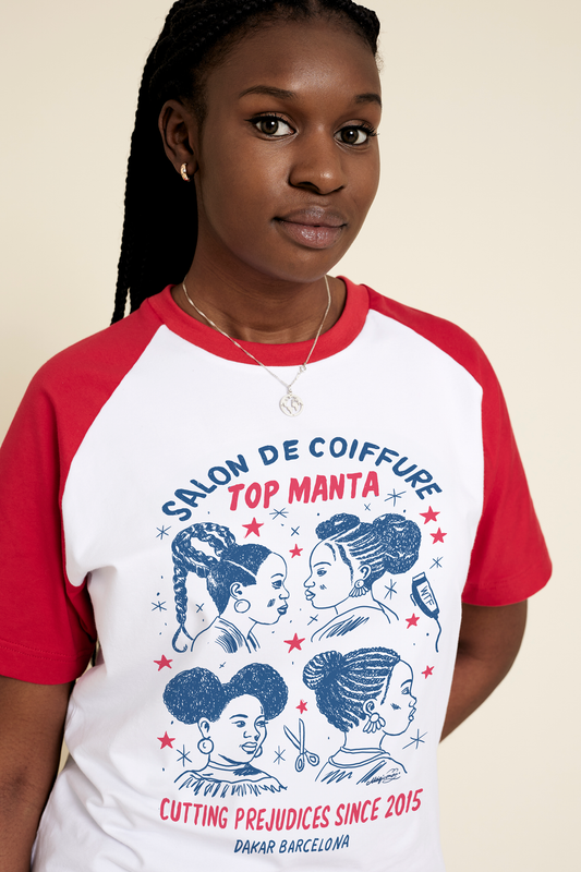 Camiseta Salon de Coiffure Chicas - Roja