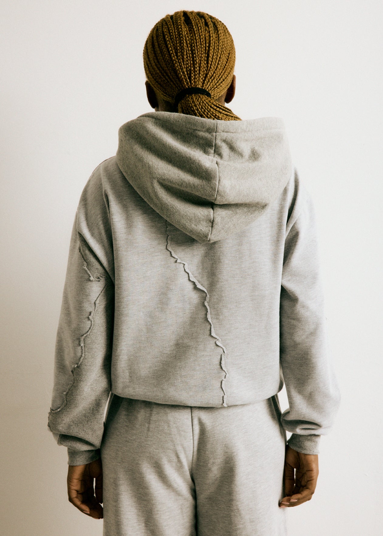 UPCYCLING HOODIE GREY SENEGAL 2025