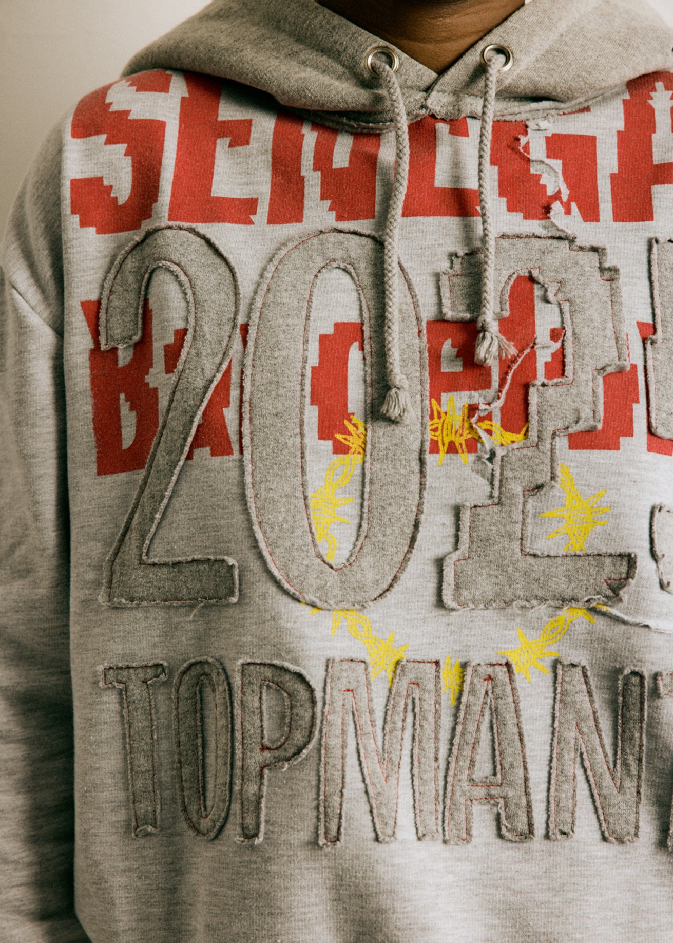 UPCYCLING HOODIE GREY SENEGAL 2025