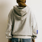 UPCYCLING HOODIE GREY & YELLOW MIX