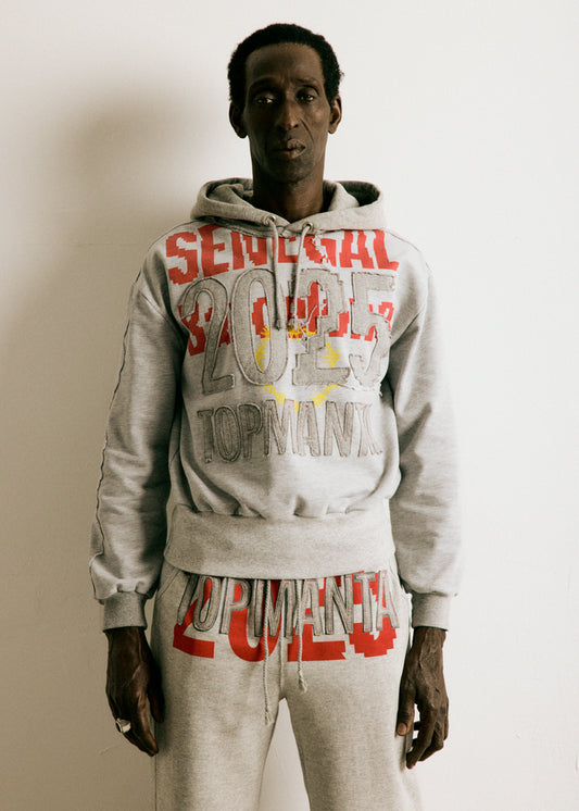 UPCYCLING HOODIE GREY SENEGAL 2025