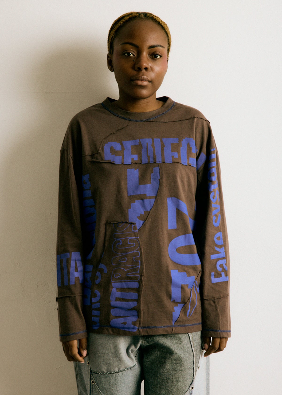 UPCYCLING LONGSLEEVE BLUE