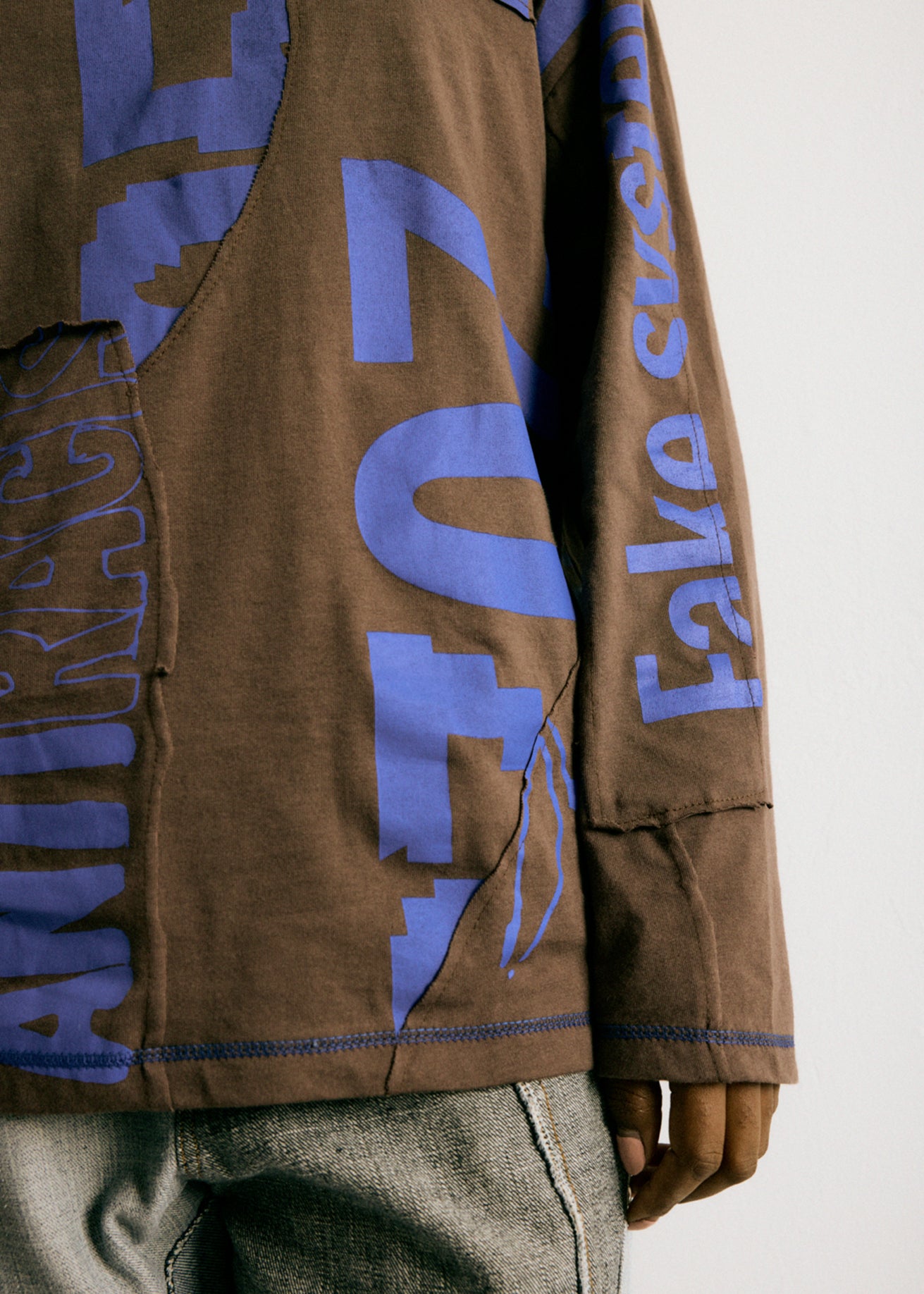 UPCYCLING LONGSLEEVE BLUE