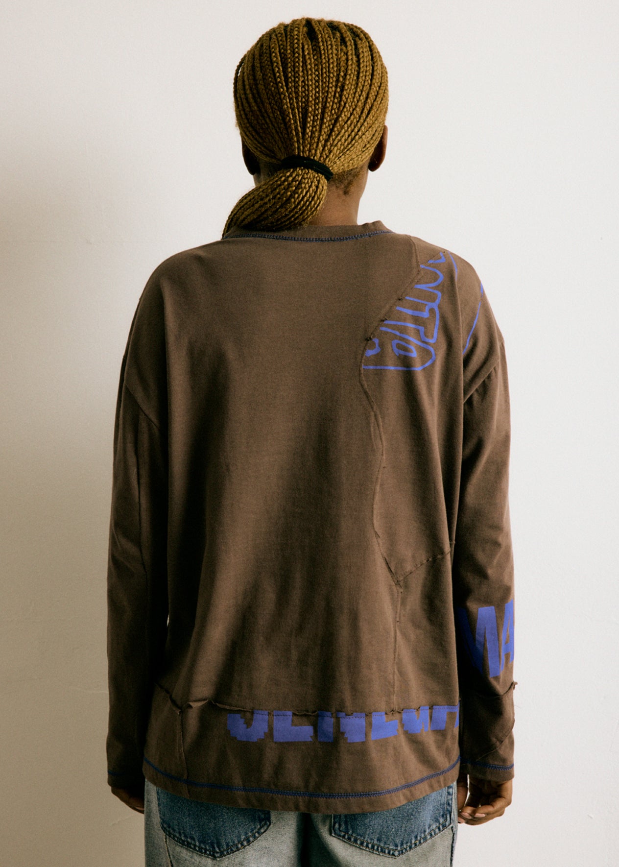UPCYCLING LONGSLEEVE BLUE