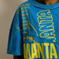 UPCYCLING OVERSIZE TEE BLUE & YELLOW
