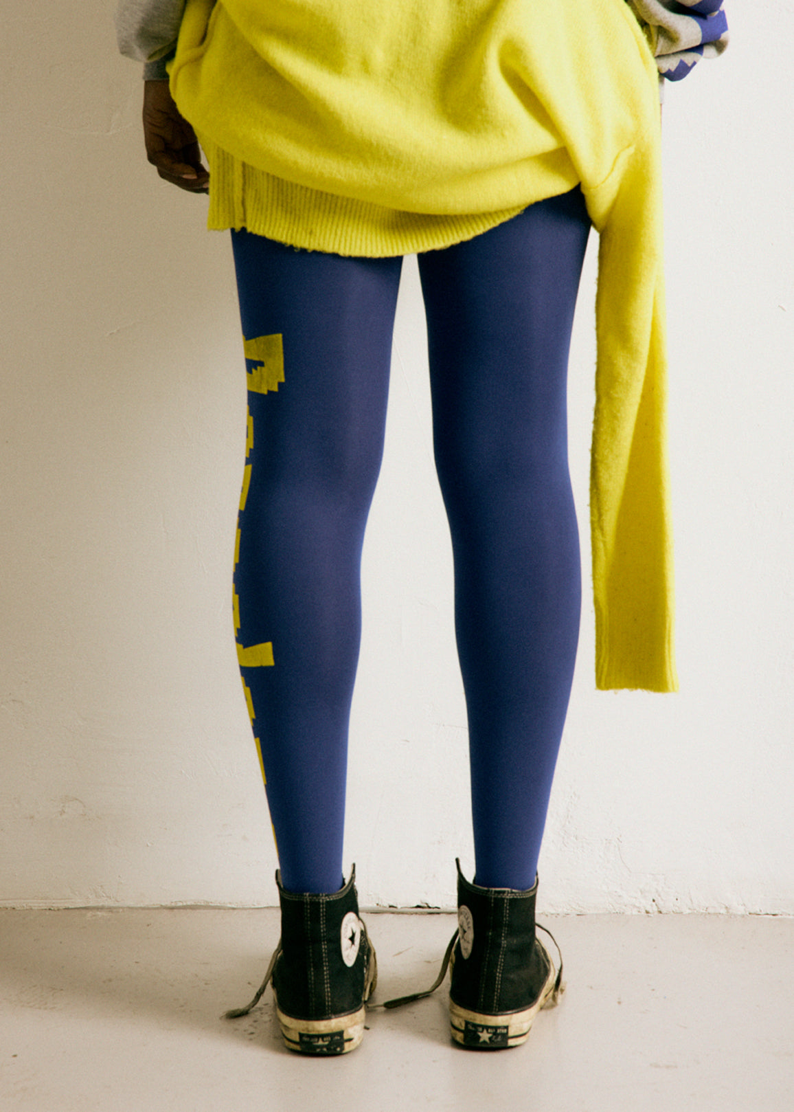 UPCYCLING BLUE TIGHTS