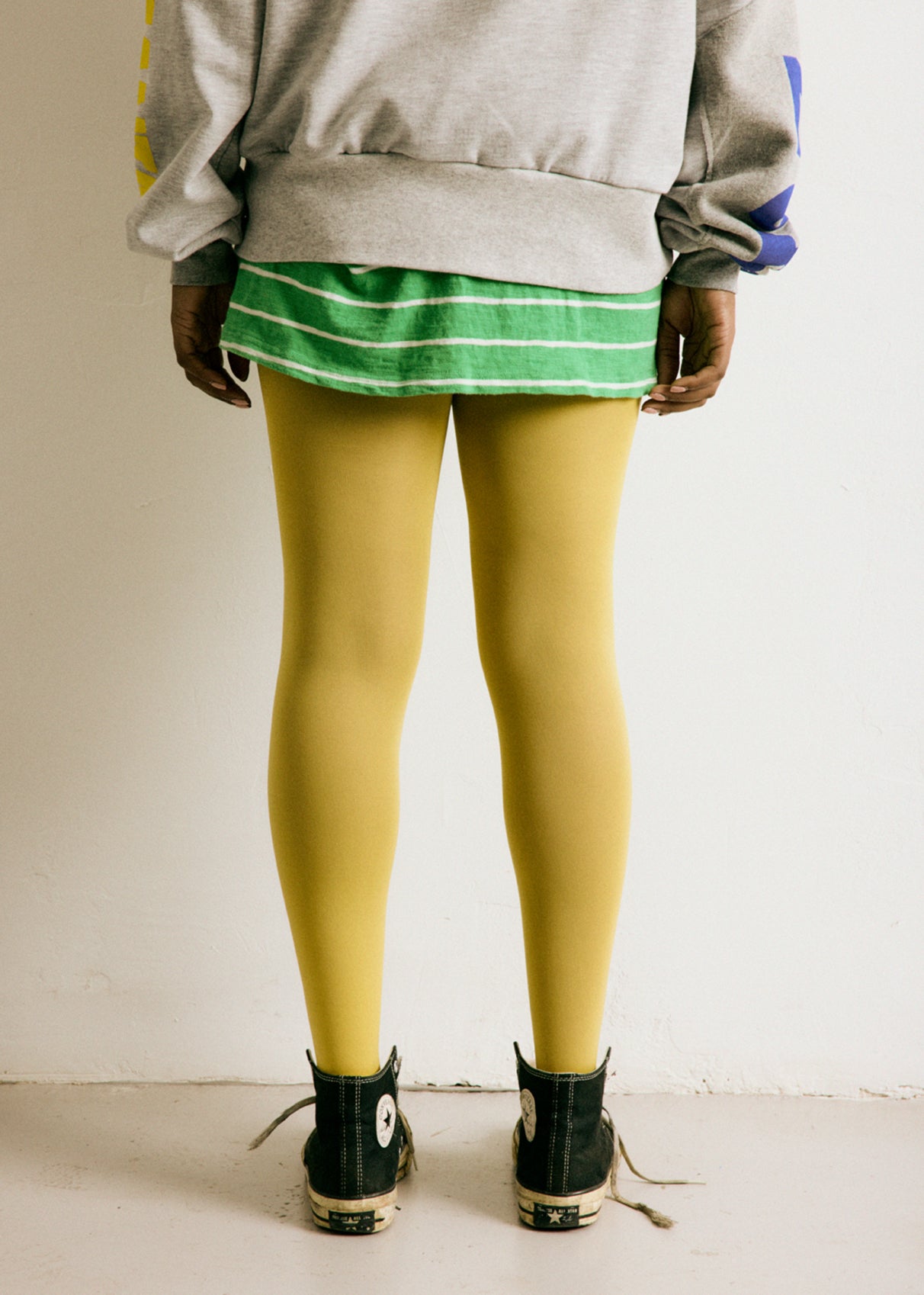 UPCYCLING YELLOW TIGHTS