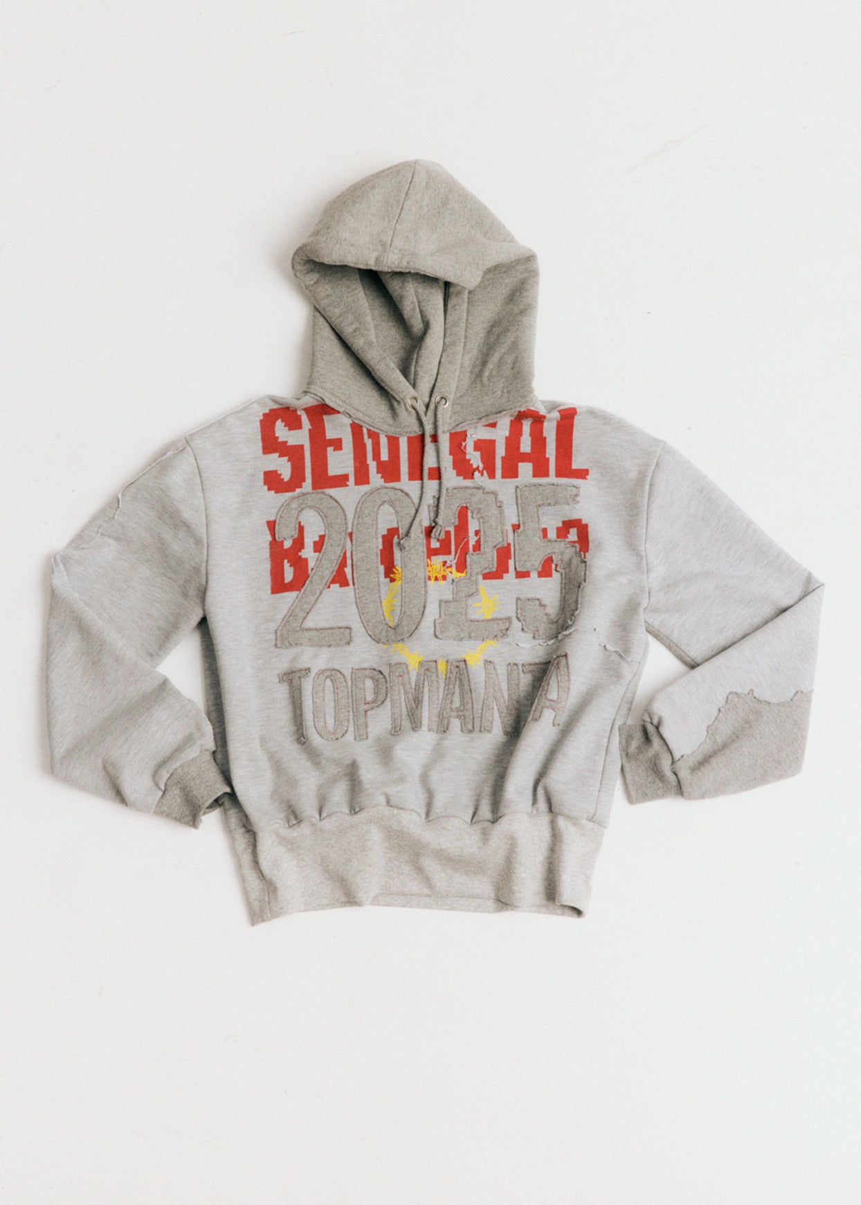 UPCYCLING HOODIE GREY SENEGAL 2025