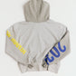 UPCYCLING HOODIE GREY & YELLOW MIX